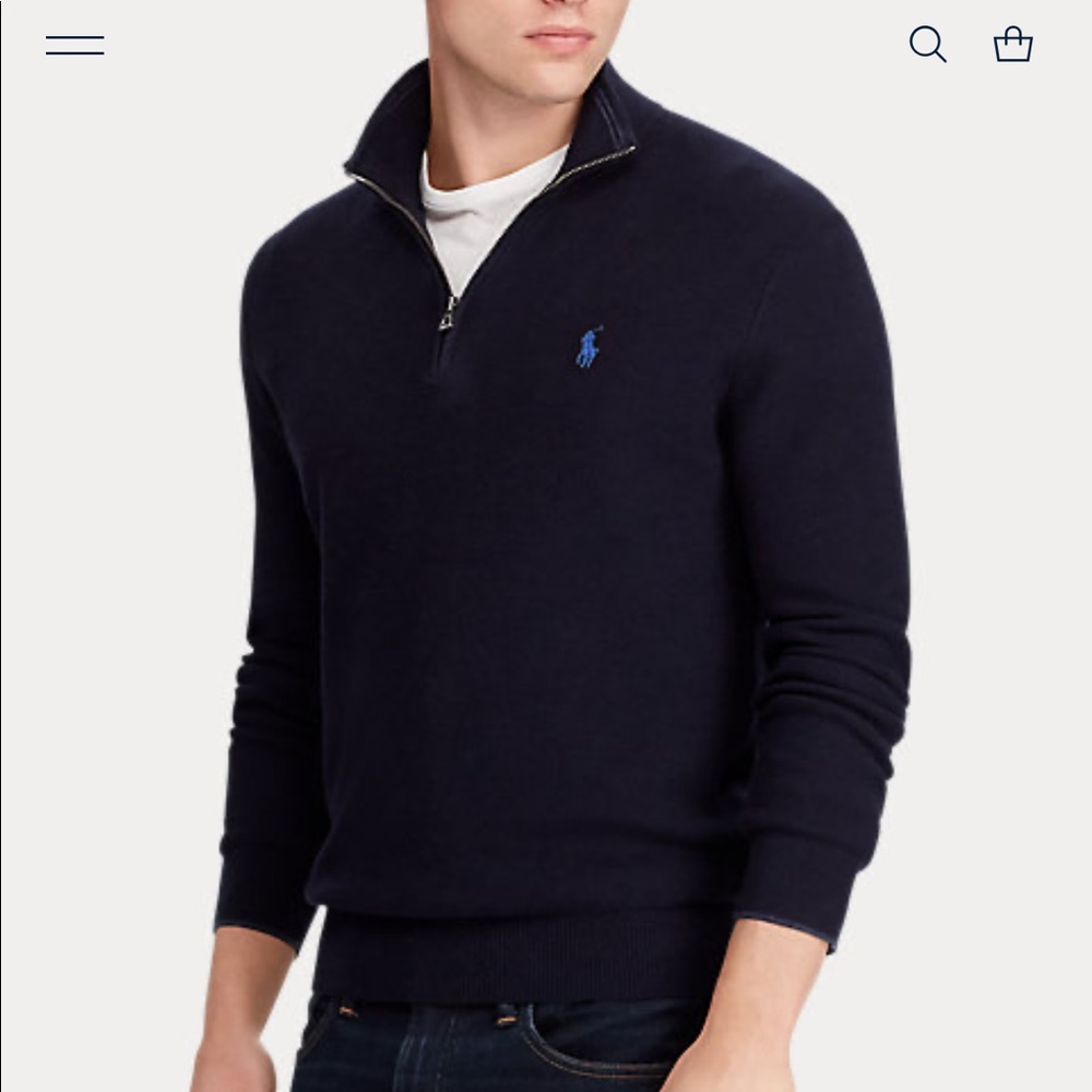 COPY - Polo quarter zip sweater